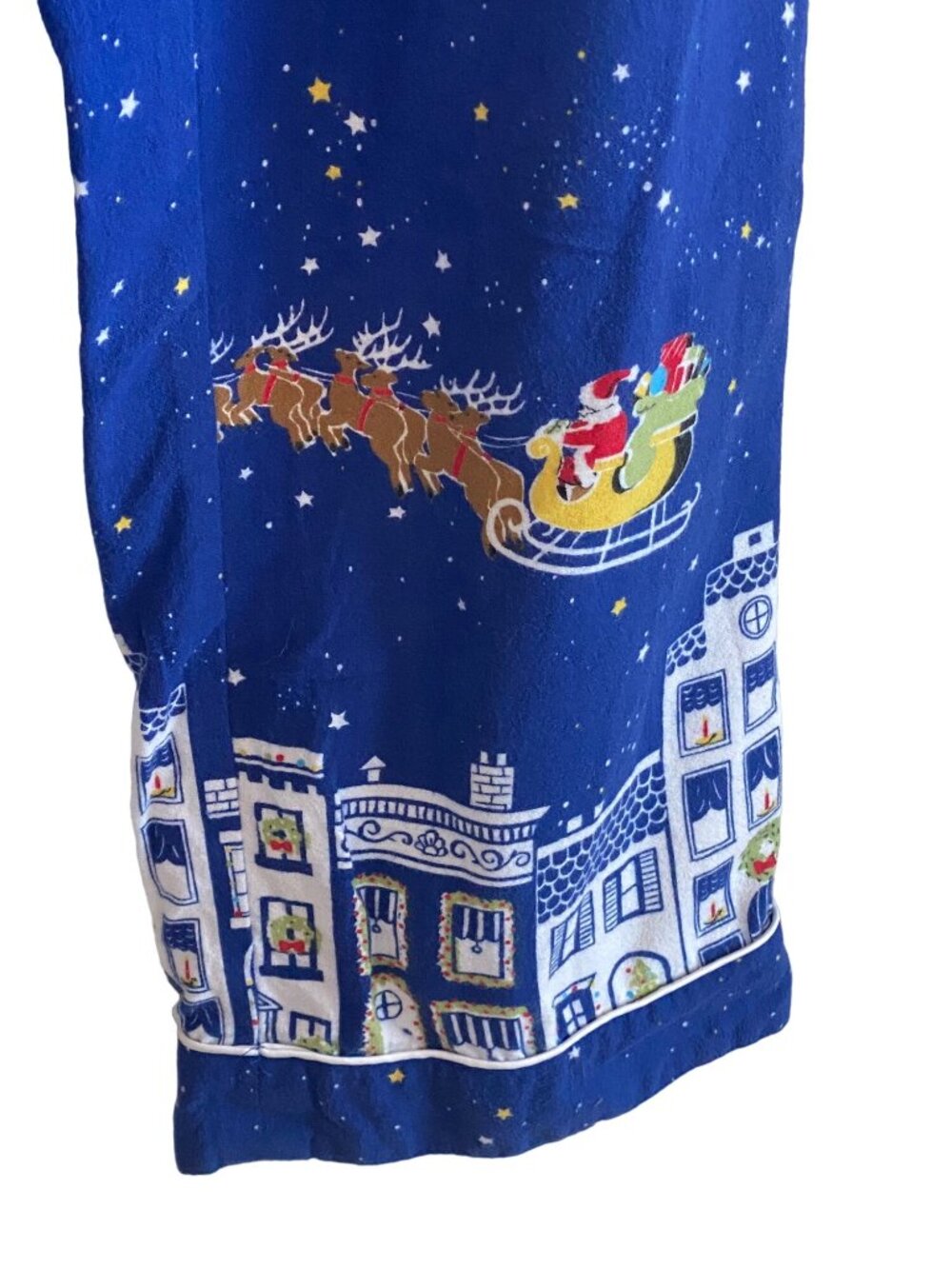 Nick & Nora Christmas Starry Night Holiday Pajama Pants Medium HTF Vintage - Picture 3 of 8